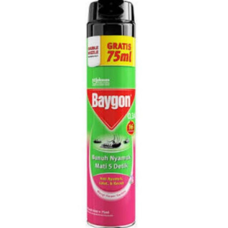baygon 600 + 75ml / baygon flower garden
