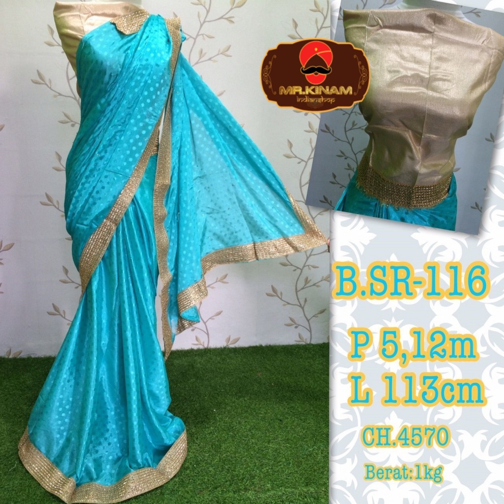 SAREE INDIA [B.SR-116119] | KAIN SAREE INDIA | SAREE LILIT INDIA | BAJU INDIA