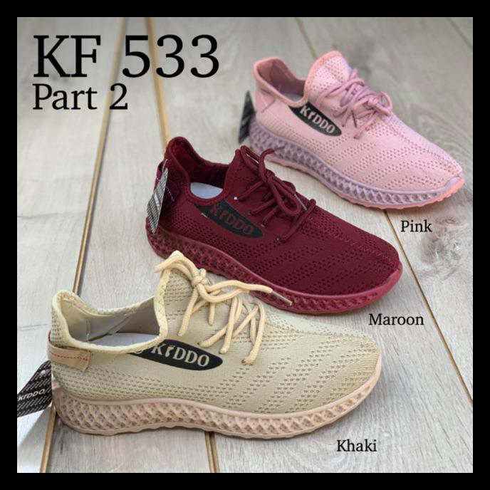 {BISA COD} Sepatu KIDDO KF 533 Sneakers Fashion Wanita EKSLUSIF Kode 1031