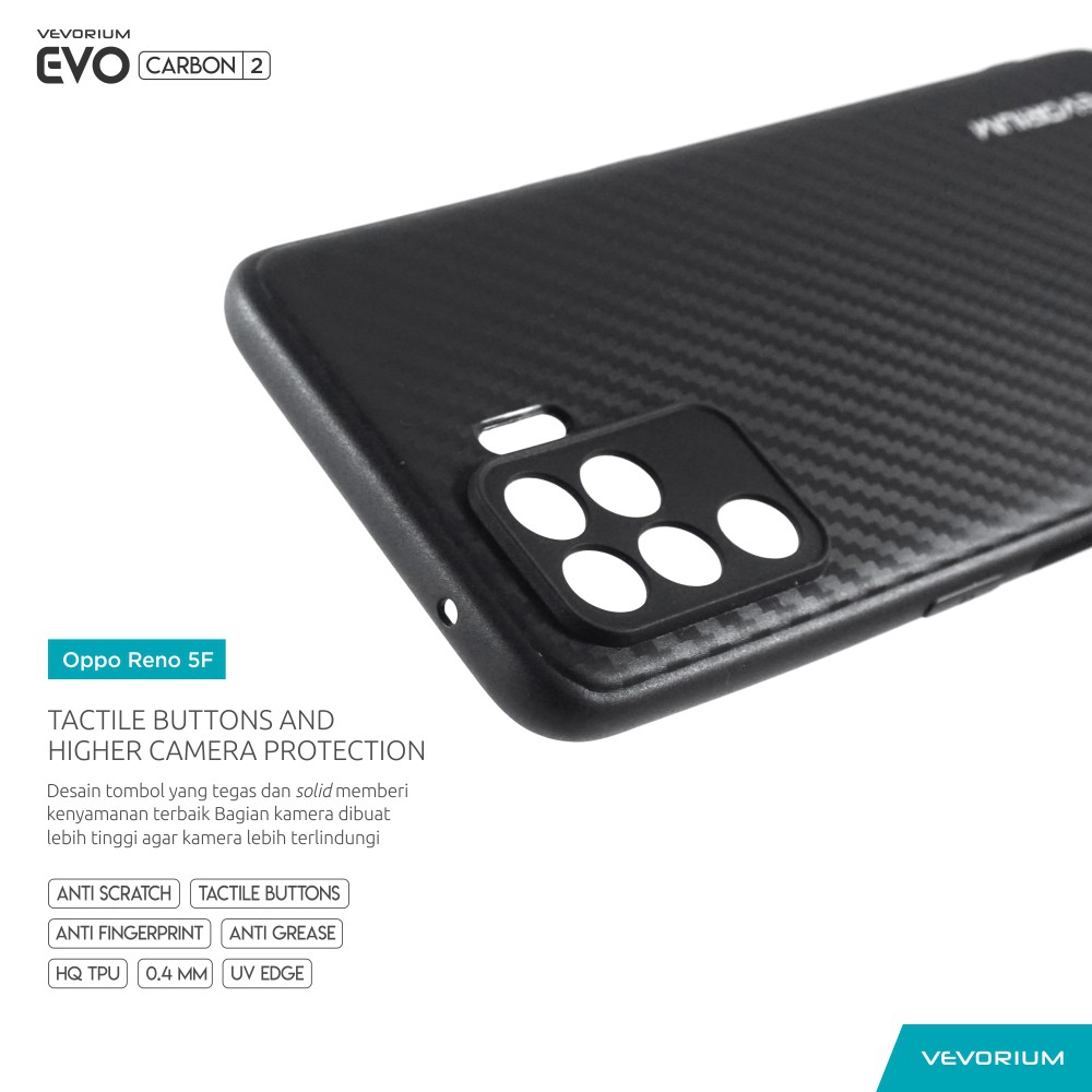 VEVORIUM EVO CARBON Oppo Reno 5 F Reno5 F Soft Case Softcase