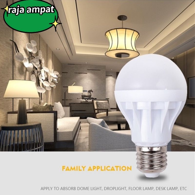 Lampu Bohlam LED Lamp Murah Daylight Putih  9w/18w