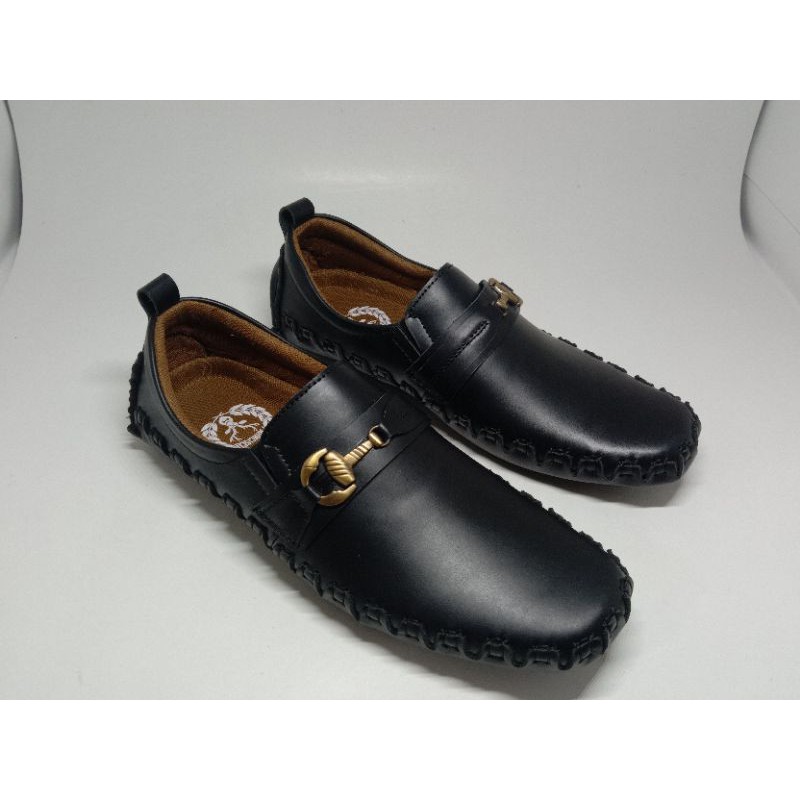 sepatu casual mocasin pria bahan kulit asli original leather PRANCISCO