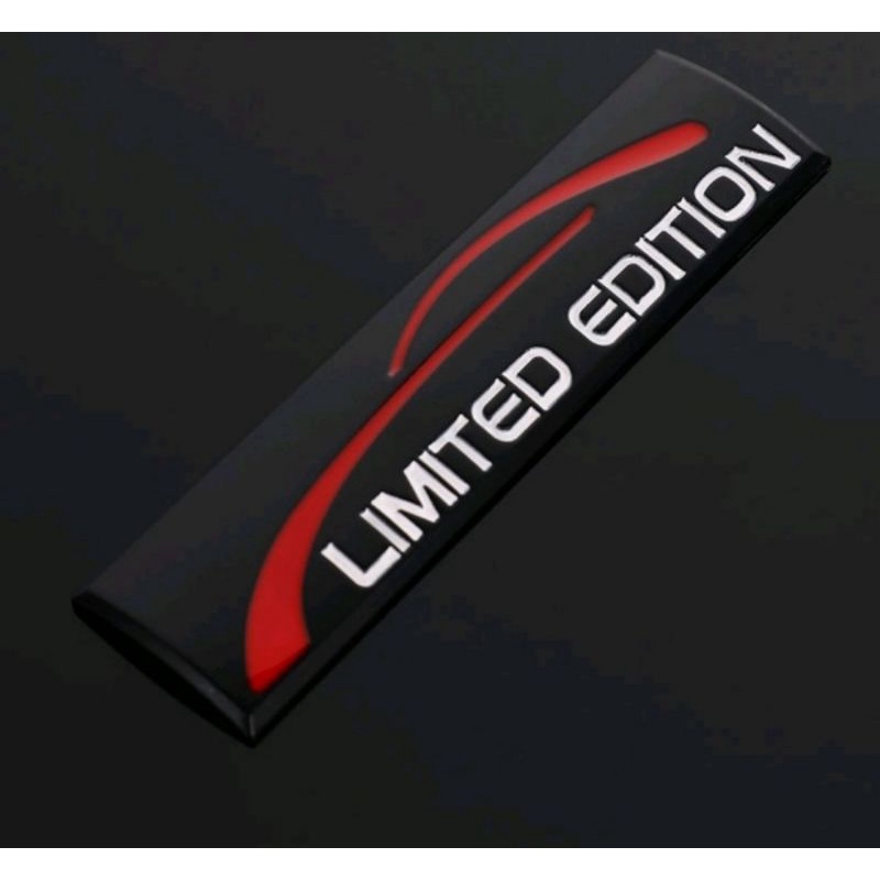 Stiker Emblem Mobil LIMITED EDITION Bahan METAL