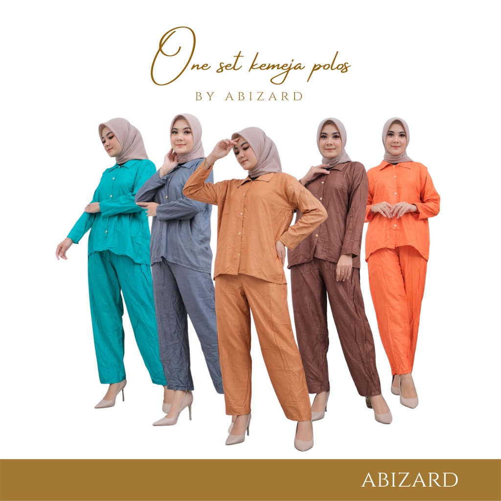 ONE SET POLOS / SETELAN RAYON BUSUI / ONE SET RAYON / SETELAN WANITA / SETELAN RAYON / SETCEL