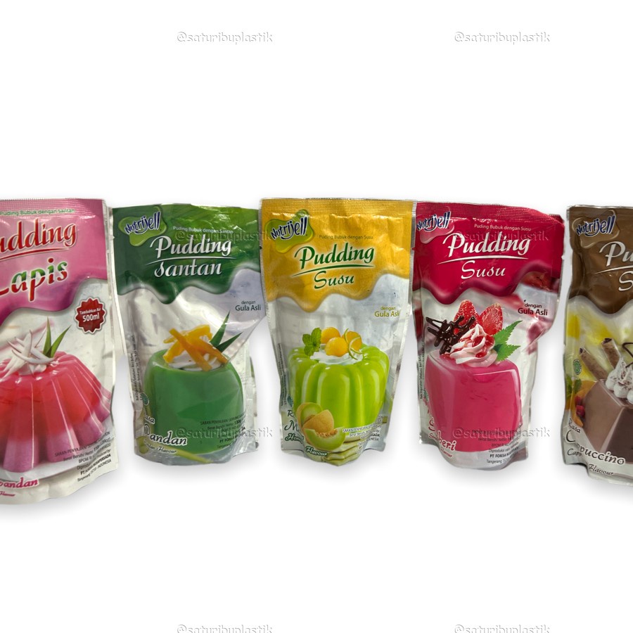 

Pudding Susu Nutrijell Nutrijel Pudding Lapis Puding Santan