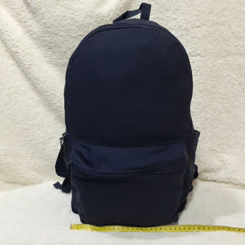 Tas Ransel Second / Preloved / UNIQLO Biru Navy / Daypack/ Bekas.