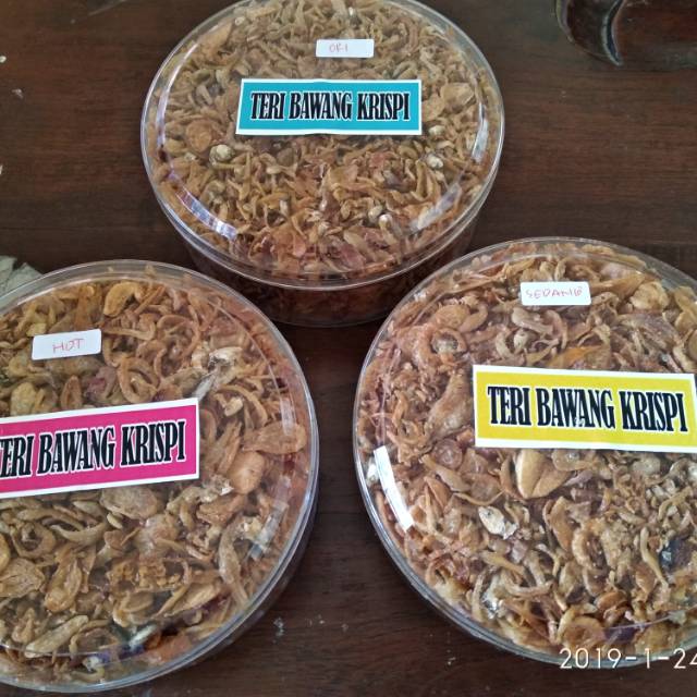 

Teri Bawang Krispi