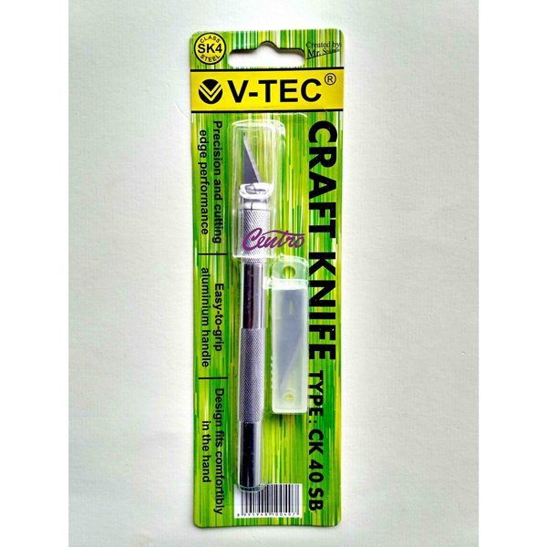 

Eksklusif V TEC CK 40 SB - Craft Knife - Cutter Pen - Pisau Ukir - Art Terbaru