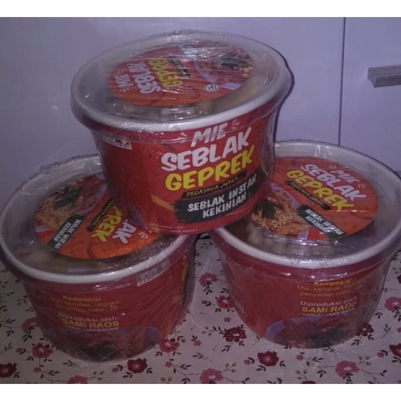 

Mie Seblak Geprek Samiraos