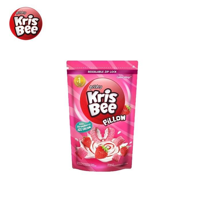Krisbee Pillow Strawberry Ice Cream 100 gr x3 - Gambar 3