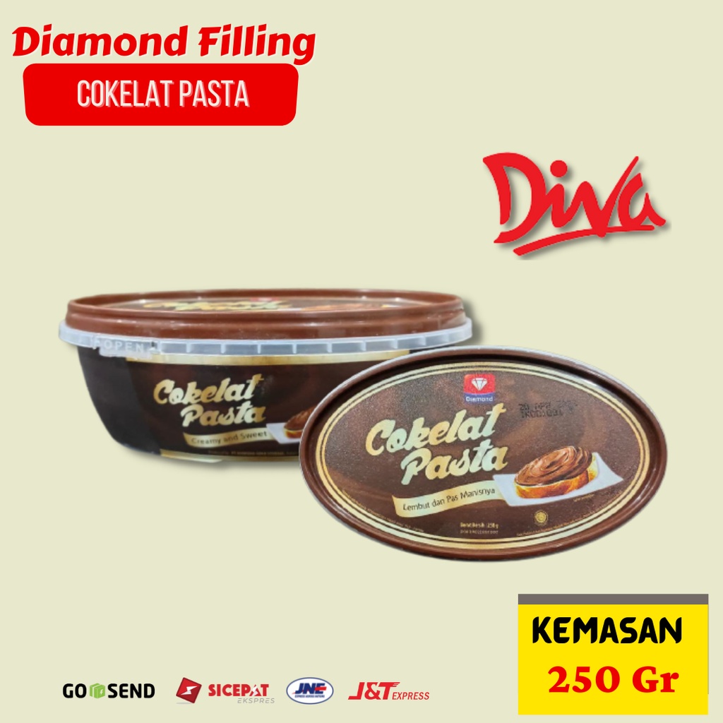 

Diamond Cokelat Pasta [ 250gr] | Diamond coklat pasta