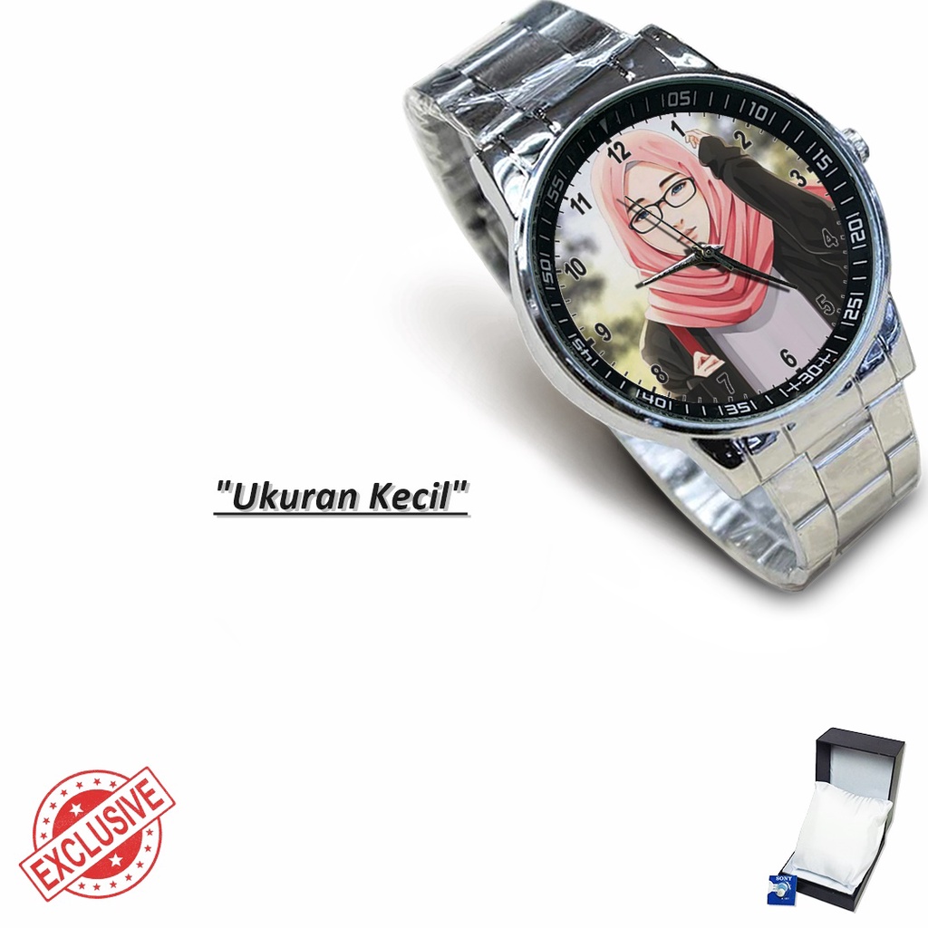 Jam Tangan Rantai Couple HIJAB - 1 (Nice)