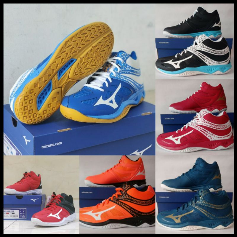 Mizuno Thunder Blade Mid 2 original Sepatu mizuno sepatu voli sepatu olahraga sepatu badminton sepat