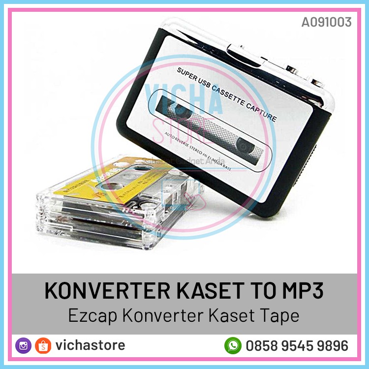 MP3 Player - Ezcap Konverter Kaset Tape USB Cassette Capture