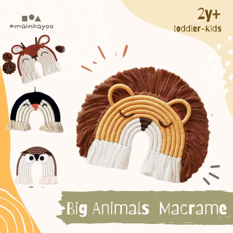 PROMO Big Animal Macrame - Wall Nordic Hanging Decoration