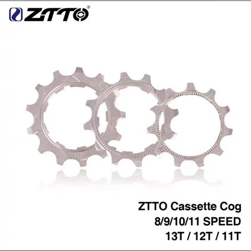 Gear Gir sprocket Cog sepeda 11t 12t 13t utk 8 9 10 11 speed cassette