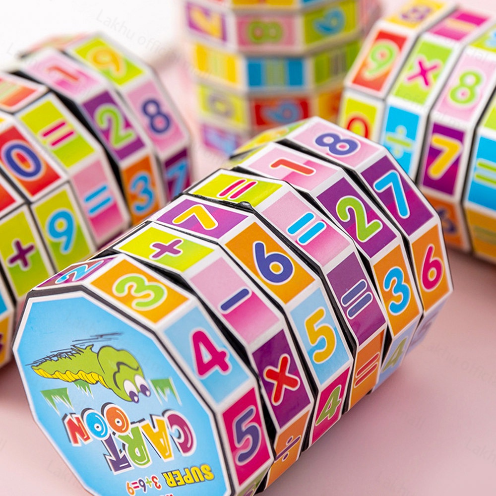 JCHO mainan edukasi anak Rubik Kubus digital /Kids Mathematics Numbers Magic Cube