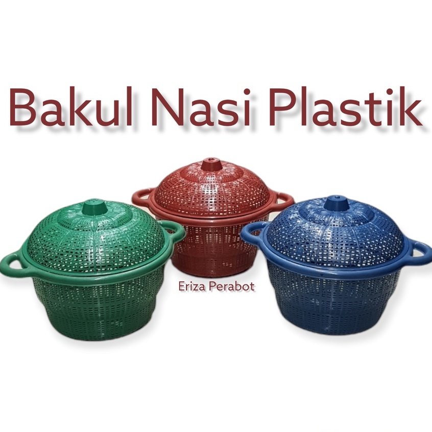 Tempat Nasi Plastik Bakul Nasi Plastik Besek Nasi Rice Bucket Plastik