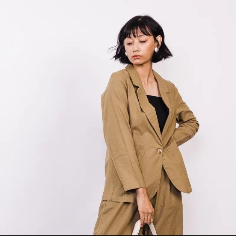 (NEW) - FashionToday - 8wood - Liv blazer GREEN OLIVE