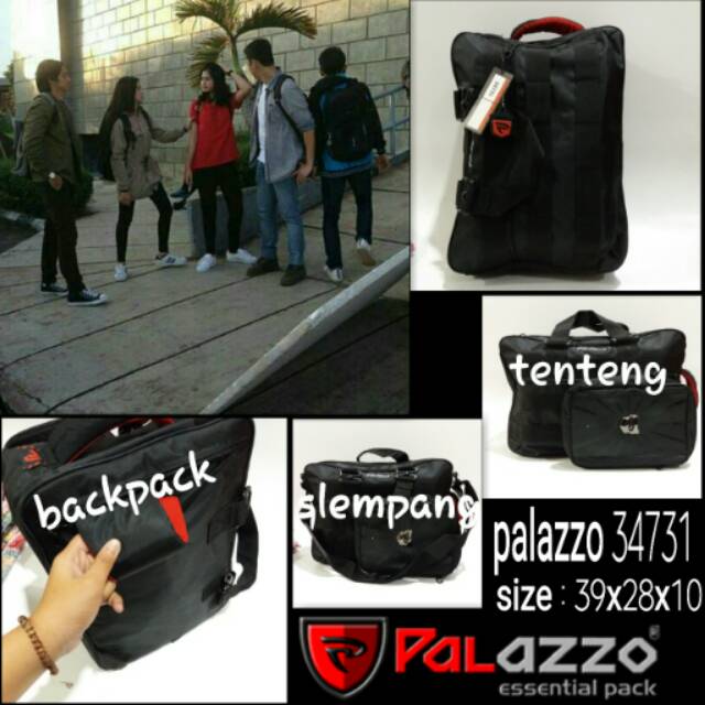 Tas palazzo 34731 backpack 3 in 1 tas palazzo murah tas anak jalanan