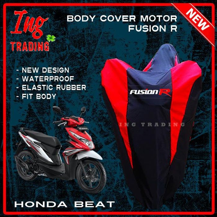 Body Cover Motor Honda Beat / Sarung Motor Beat / Cover Motor Beat