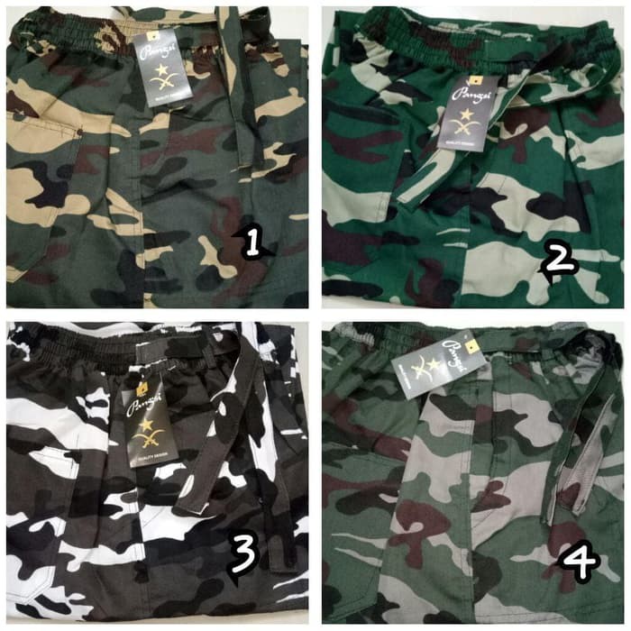 TERMURAH"Celana Pangsi Sirwal Army Loreng Jumbo"