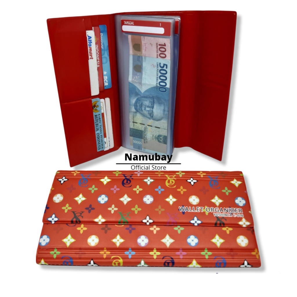 DOMPET WALLET ORGANIZER MOTIF 32 SLOT TEBAL ORIGINAL ADA TEMPAT KARTUNYA / DOMPET LIPAT / DOMPET MAGNET / DOMPET WANITA / DOMPET PRIA / dompet untuk kartu / dompet wallet wanita / dompet wallet pria / dompet uang bulanan disiplin / dompet uang kas