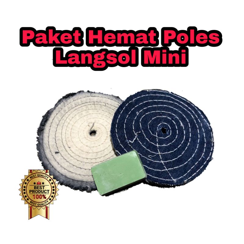 Paket Hemat Batu Langsol Mini - Kain Tipis - Kain Jeans