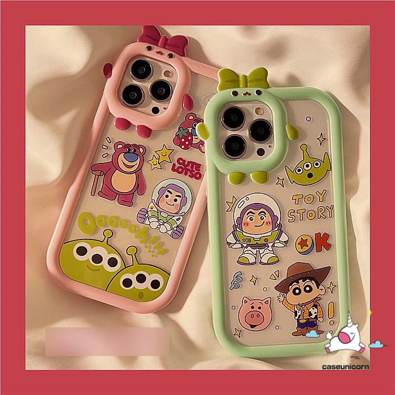 Kartun Busur Monster Lensa Lembut Toy Story Case Vivo Y20 Y35 Y22 Y15s Y16 Y02s Y21 Y15A V25 V25E Y12 Y11 Y51 Y31 Y53s Y51A Y15 Y20s Y30 V23 V23E T1 Y55 Y17 Y91 Y91C Y20i Y12s Y33S Y75