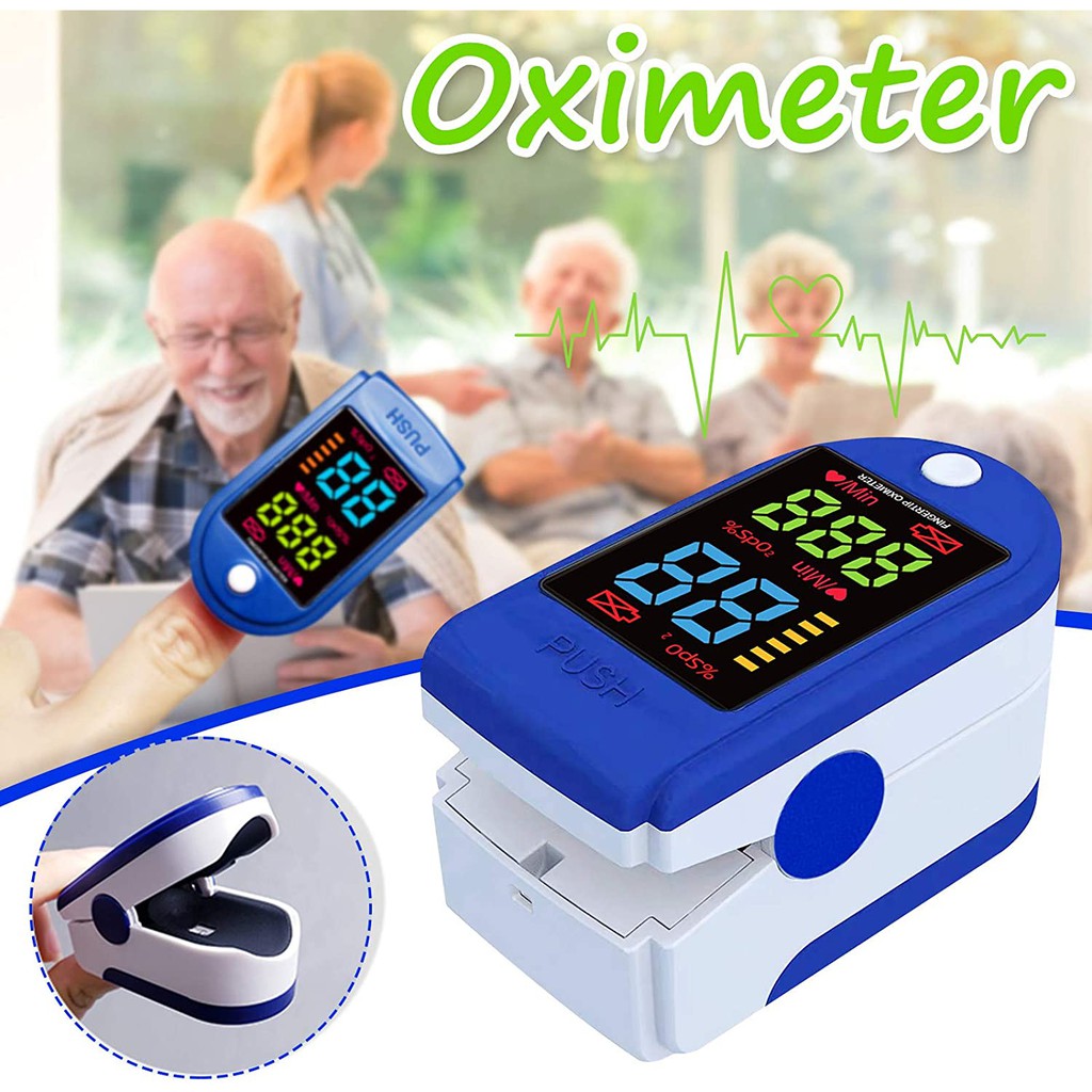 Fingertip Pulse Oximeter sp02 Saturation Monitor Alat Kesehatan Kadar Saturasi Oksigen Dalam Tubuh