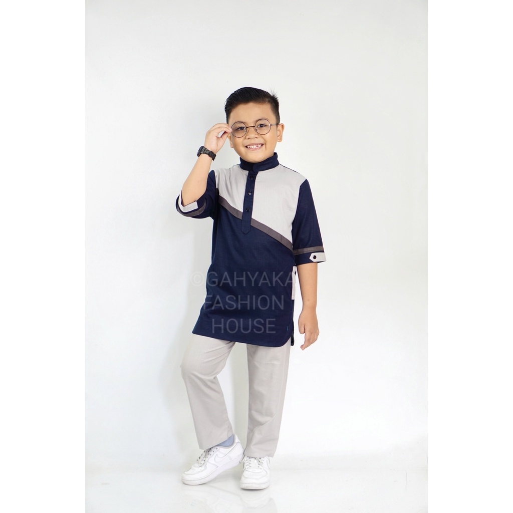 TERBARU BAJU KOKO ANAK MODEL KURTA BAHAN KATUN SIGARET TEBAL HALUS DAN LEMBUT 4-9 TAHUN