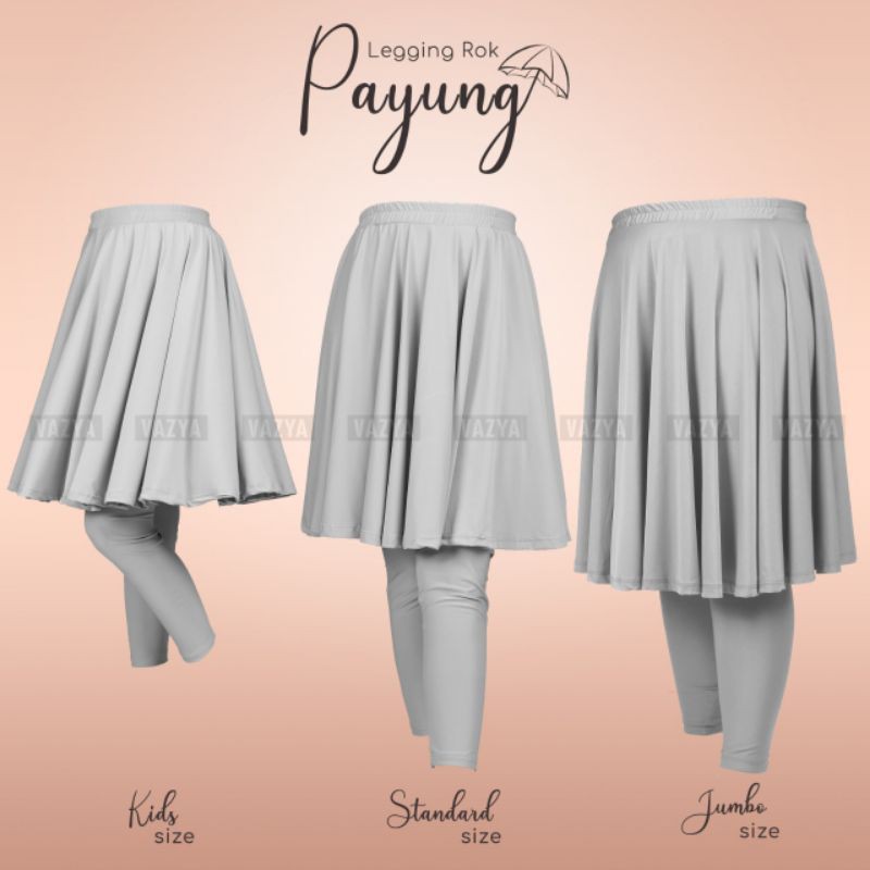 Rok Olahraga /Legging / leging Rok Payung Jumbo