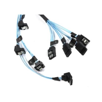 Cable data sata 3.0 Orico 4 pcs set clip pin lock L-shape 50cm 6Gbps for hdd ssd cpd-7p6g-bw904s - Kabel sata3 III klip