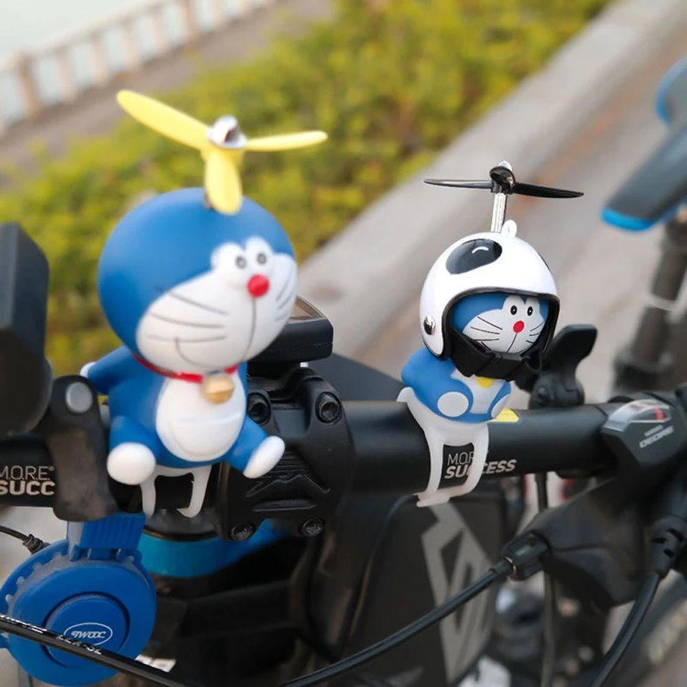 Agustina Doraemon Pokon Mainan Bercahaya Dekorasi Mobil Stang Sepeda Bersepeda Mencicit Tanduk Sepeda Doraemon Helm Mainan