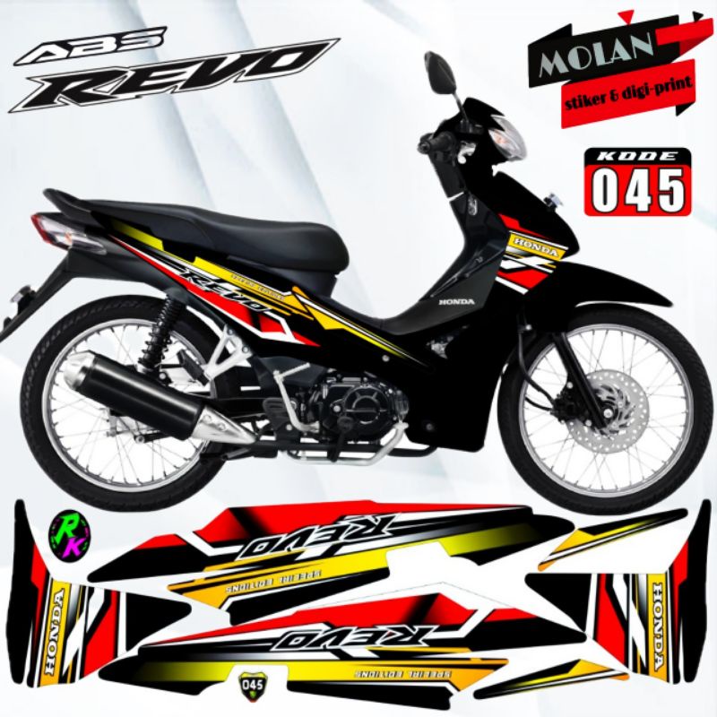 Decal Sticker Striping Variasi Revo Absolute 110 2010-2013 / Revo 110 / Revo Abs / Absolute revo| De