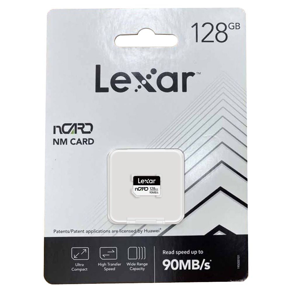 Lexar nCARD 128GB NM Nano Memory Card for Huawei Mobile Devices, LNCARD128G