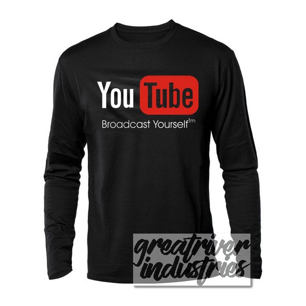 kaos youtube besar ( lengan panjang )