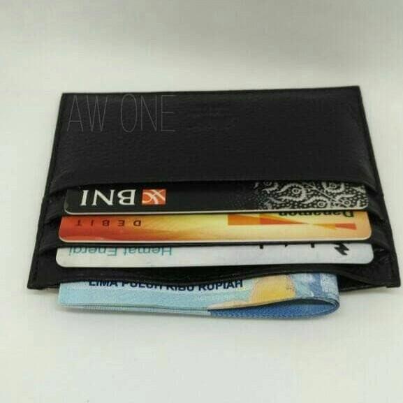 

DOMPET KULIT KARTU/CARD HOLDER BRAUN BUFFEL PRIA/WANITA TIPIS