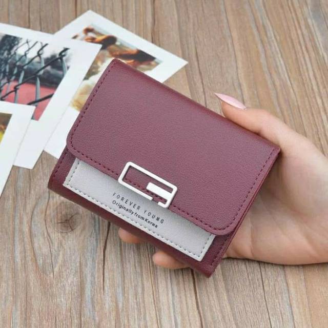 mj88999 Dompet Wanita D665 import Murah Lipat Kecil Lucu Dan Cantik
