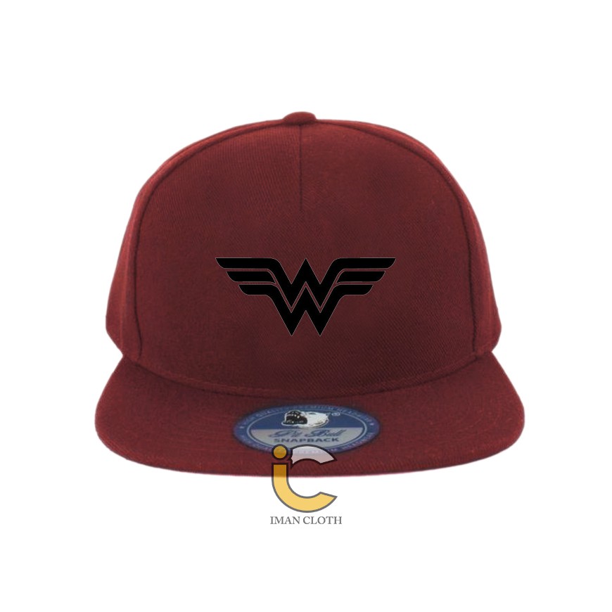 Topi Snapback Logo Wonder Woman - Iman Cloth