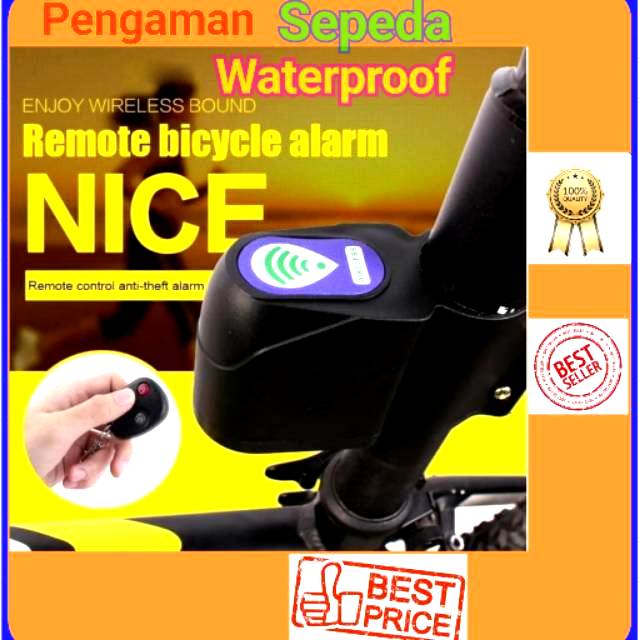  Kunci  Sepeda Anti  Maling  dengan Remote Control Original 