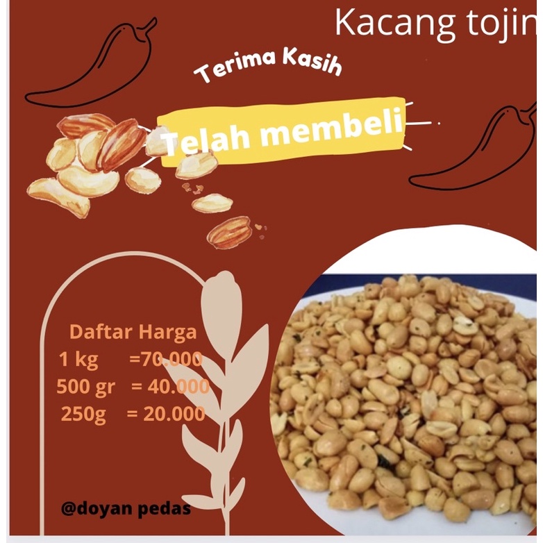 

KACANG TOJIN 500 gr