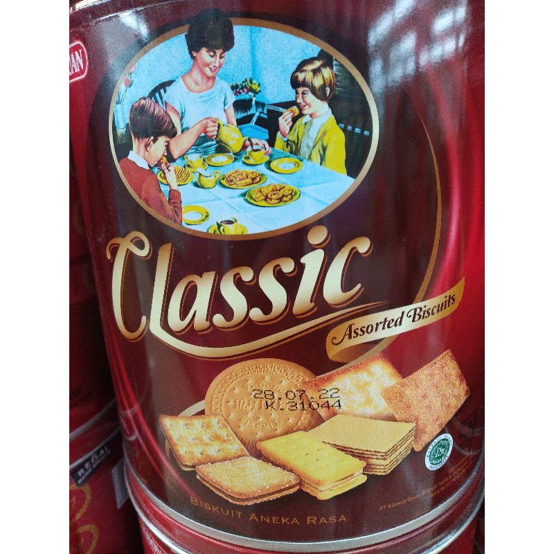 

Khong guan assorted classic kaleng 350gr