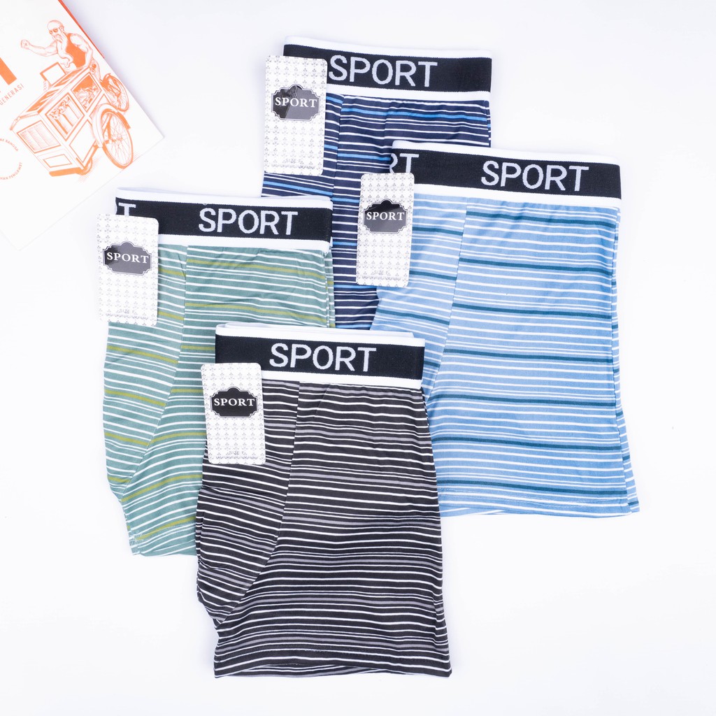 VS - Celana Dalam Pria Boxer SPORT | Celana Boxer Pria Import High Quality Best Premium | Cd Pria Boxer KEREN