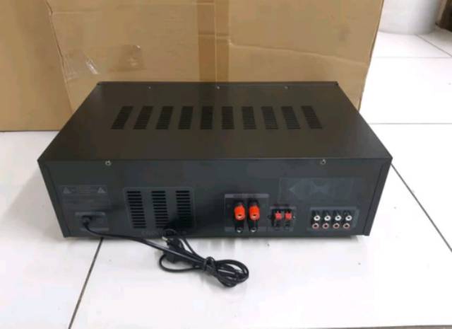 Power Mixer 4 Channel Blackspider Ka130BE Usb Sd Bluetooth Baru