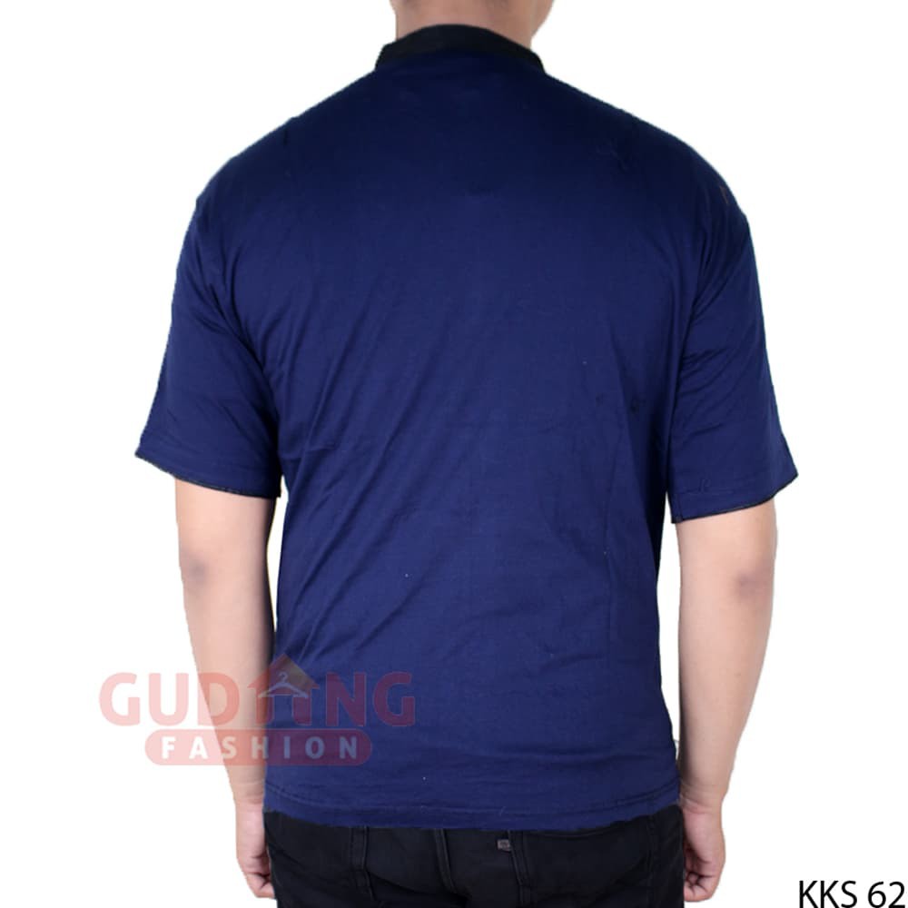 Kemeja Lengan Panjang Polos Koko Pria Muslim Lengan Panjang Baju Atasan Pria Zyan Elloyfashion