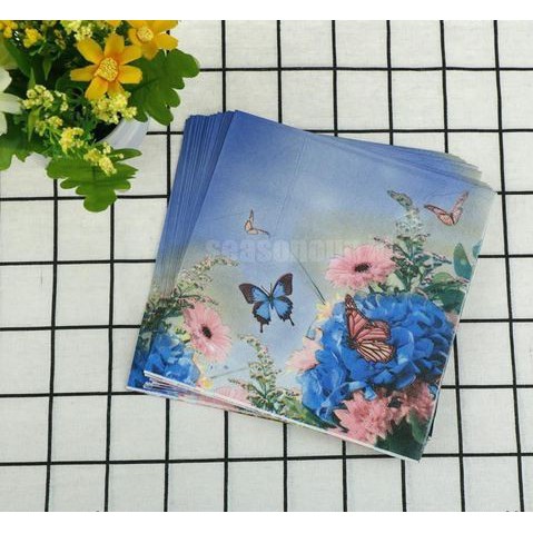 Decoupage Napkin - Tissue Decoupage 2Ply AN - Butterflies Garden