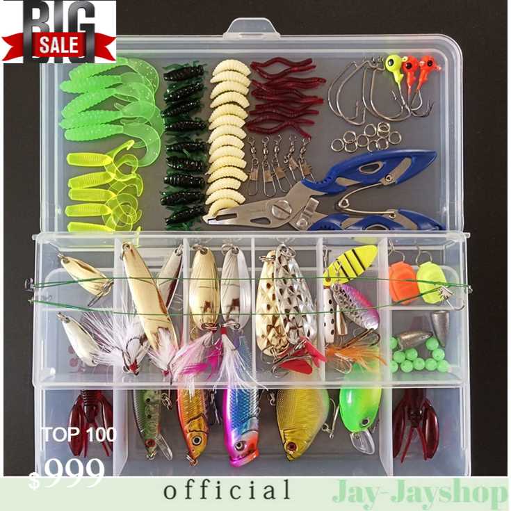 LIXADA Umpan Pancing Ikan Set Fishing Bait Kit 101PCS - DWS250-H