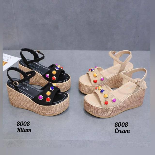 SANDAL WEDGES TRENDY KOREA#8008