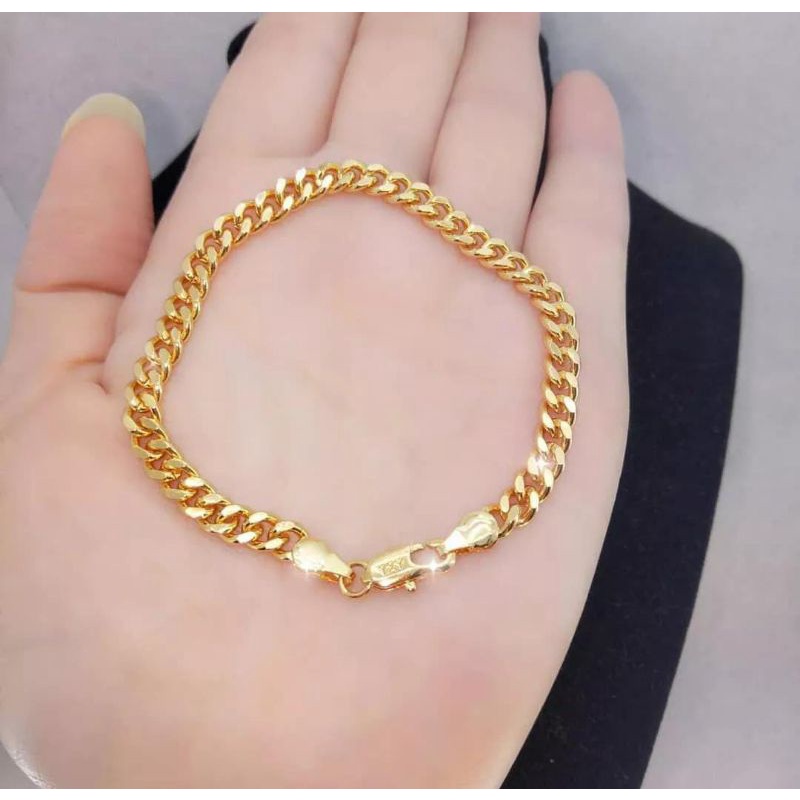 DHIOSHOPI ❤️Gelang rantai wanita model emas anti karat